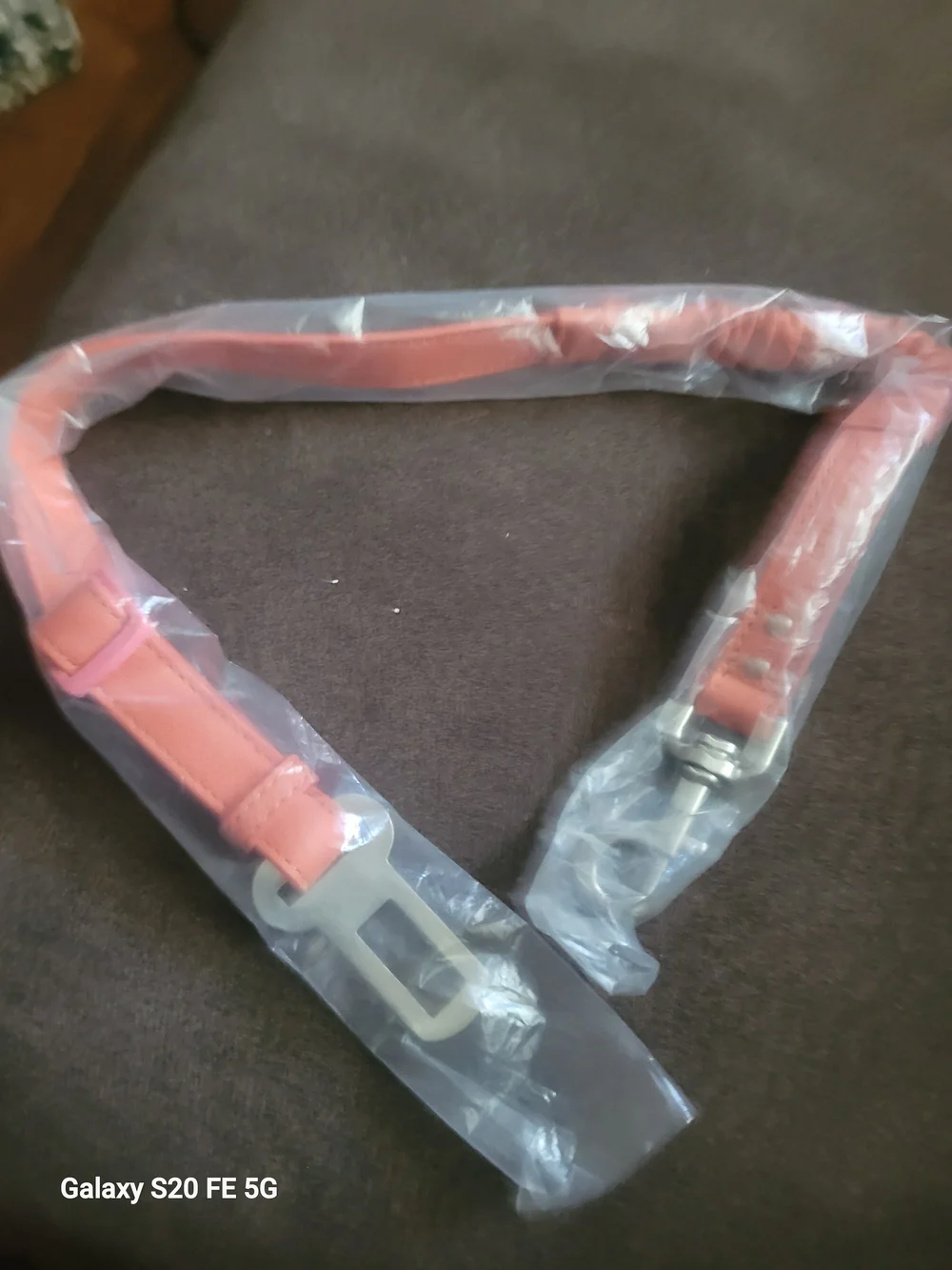 Pink Dog Leash with Cushioned Handle